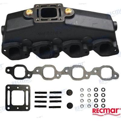 MAR078 - V8 UITLAATSPRUITSTUKBLOK GR. Mercruiser