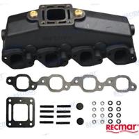 MAR078 - V8 UITLAATSPRUITSTUKBLOK GR. Mercruiser