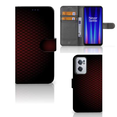 OnePlus Nord CE 2 | Telefoon Hoesje | Geruit Rood