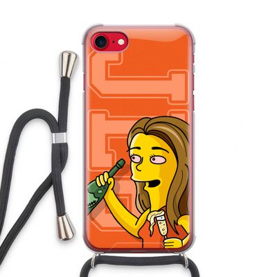 Jamie Lee Simpson: iPhone SE 2020 Transparant Hoesje met koord