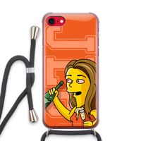 Jamie Lee Simpson: iPhone SE 2020 Transparant Hoesje met koord