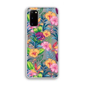 Tropisch 2: Samsung Galaxy S20 Transparant Hoesje