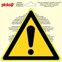 Pictogram driehoek 20 cm - Pickup