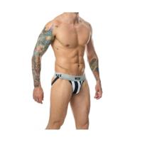 Tanga Mob Eroticwear Wit Zwart XL