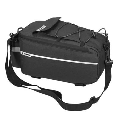 Trizand Koel Fietstas - zwart - 9L - 40 x 18 x 17 cm - klittenband voor bevestiging