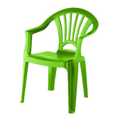 Camping Kinderstoel van kunststof - groen - 37 x 31 x 51 cm