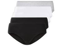 esmara Dames Hipster 5-pack (Zwart/grijs/wit, XL (48/50))