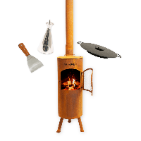 Pakketdeal BonFeu BonGiano LP corten + plancha + oliekan + spatel