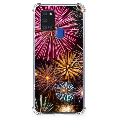 Samsung Galaxy A21s Anti Shock Bumper Case Vuurwerk Samsung Galaxy A21s Anti Shock Bumper Case Vuurwerk