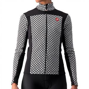 Castelli Sfida 2 fietsshirt lange mouw zwart/wit dames L