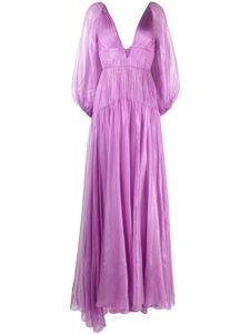 Maria Lucia Hohan robe Zeena à coupe longue - Violet