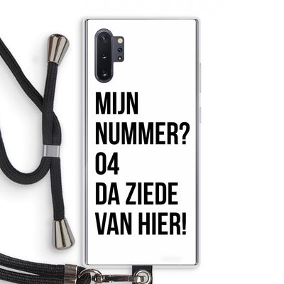 Da ziede van hier: Samsung Galaxy Note 10 Plus Transparant Hoesje met koord