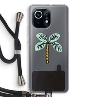 Palmboom: Xiaomi Mi 11 Transparant Hoesje met koord