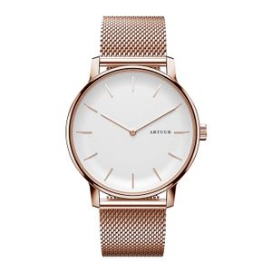 ARTUUR Rose Gold - Polshorloge - Mesh