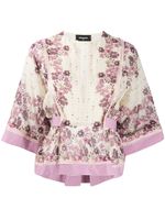 DSQUARED2 blouse à fleurs - Rose - thumbnail