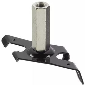 SKB 11R Railbeugel M6 draadeind - Zwart