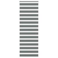 VidaXL Zebra rolgordijn 70x230 cm stofbreedte 65,9 cm donkergrijs