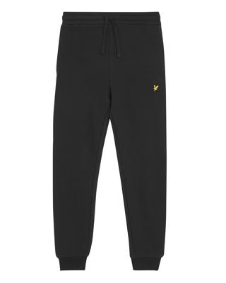 Lyle & Scott winter sweat broek jongens - zwart - brush