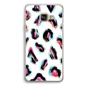 Cheetah color: Samsung Galaxy A3 (2016) Transparant Hoesje