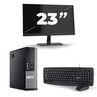 Dell Optiplex 990 Desktop - Intel Core i3-2e Generatie - 8GB RAM - 256GB SSD - Windows 10 + 1x 23 inch Monitor