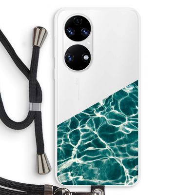 Weerkaatsing water: Huawei P50 Transparant Hoesje met koord