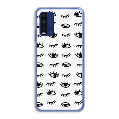 Eye pattern #2: Xiaomi Redmi 9T Transparant Hoesje
