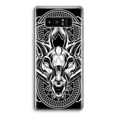 Oh Deer: Samsung Galaxy Note 8 Transparant Hoesje