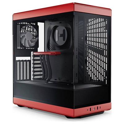 HYTE Y40 Tempered Glass Midi-tower PC-behuizing Zwart-rood