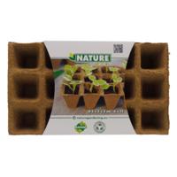 Biopottrays 5x5x5 cm 6x15stuks - Nature