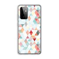 Gekleurde driehoekjes pastel: Samsung Galaxy A72 Transparant Hoesje Gekleurde driehoekjes pastel: Samsung Galaxy A72 Transparant Hoesje