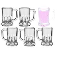 Alessandro Shotglaasjes Montpellier - 48x stuks - met oor - glas - 40 ml - pul
