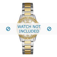 Guess horlogeband W0705L4 Sassy Staal Bi-Color 18mm