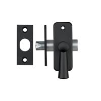 AXA 7320-25-38/E inboorgrendel met sluitplaat - doornmaat 25mm zwart
