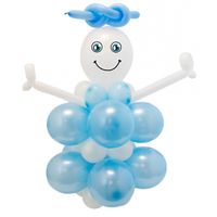 Doe het zelf ballon figuur geboorte jongen   - - thumbnail