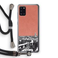 Marrakech Skyline : Samsung Galaxy A31 Transparant Hoesje met koord