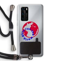 Run The World: Huawei P40 Transparant Hoesje met koord