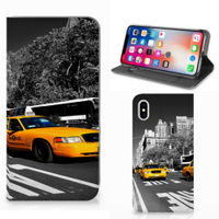 Apple iPhone Xs Max Book Cover New York Taxi