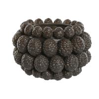 Vaas Home ESPRIT Bruin Keramiek ananas 30 x 30 x 20 cm - thumbnail