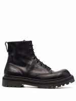 Premiata bottines en cuir à lacets - Noir