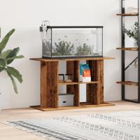 VidaXL Aquariumstandaard 100x40x60 cm bewerkt hout oud houtkleurig VidaXL Aquariumstandaard 100x40x60 cm bewerkt hout oud houtkleurig