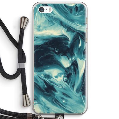 Dreaming About Whales: iPhone 5 / 5S / SE Transparant Hoesje met koord
