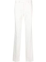 Zegna pantalon droit à taille mi-haute - Blanc