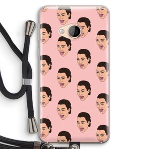 Ugly Cry Call: HTC U Play Transparant Hoesje met koord