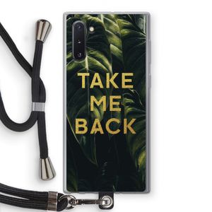 Take me back: Samsung Galaxy Note 10 Transparant Hoesje met koord