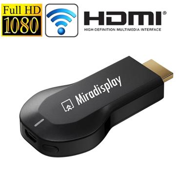 Miradisplay WiFi HDMI weergave Dongle / Miracast Airplay DLNA Display ontvanger Dongle(zwart)