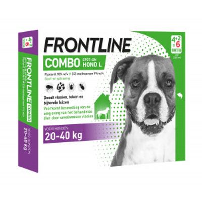 Frontline Combo Spot On hond L /20-40 kg 6 pipetten