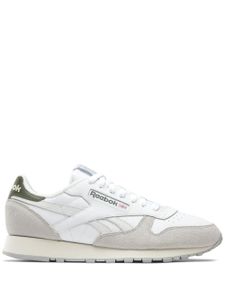 Reebok baskets en cuir à empiècements - Blanc