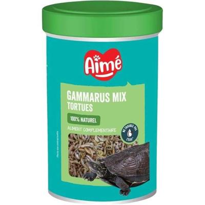 AIME Hoofdvoer Gammarus garnalen - Voor schildpadden - 1l