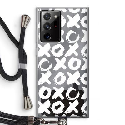 XOXO: Samsung Galaxy Note 20 Ultra / Note 20 Ultra 5G Transparant Hoesje met koord