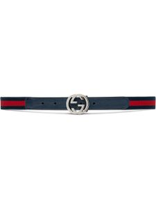 Gucci Kids ceinture Web - Bleu